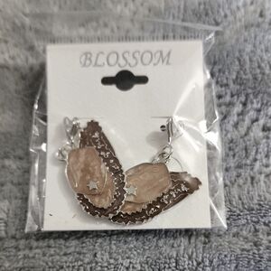 Blossom Cowboy Hat Drop Earrings